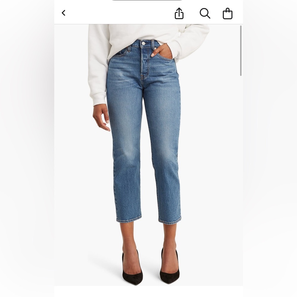 Levi’s WEDGIE STRAIGHT FIT WOMEN'S JEANS, size 27 - Picture 5 of 5